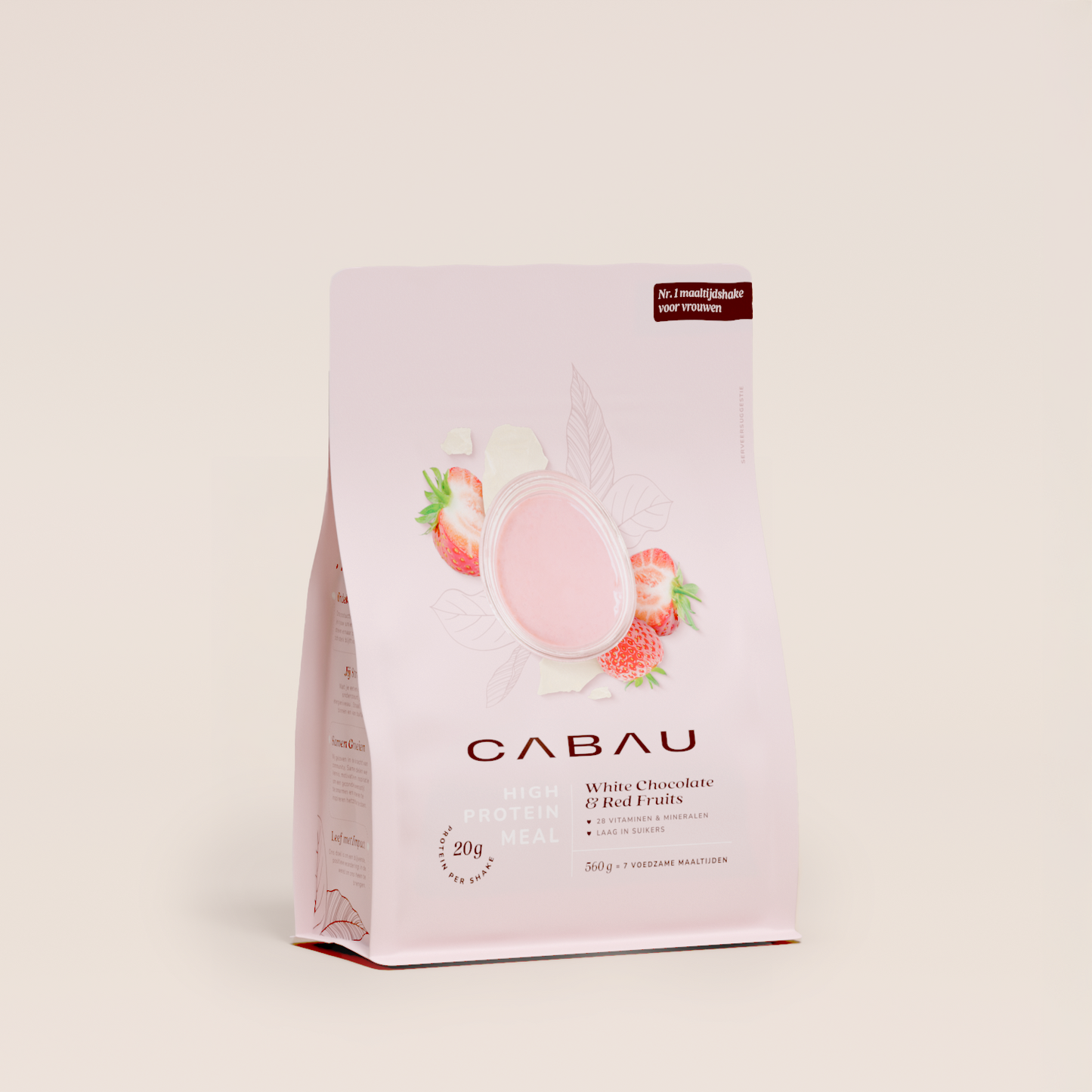 High Protein Meal Plant-Based - White Choco & Red Fruits