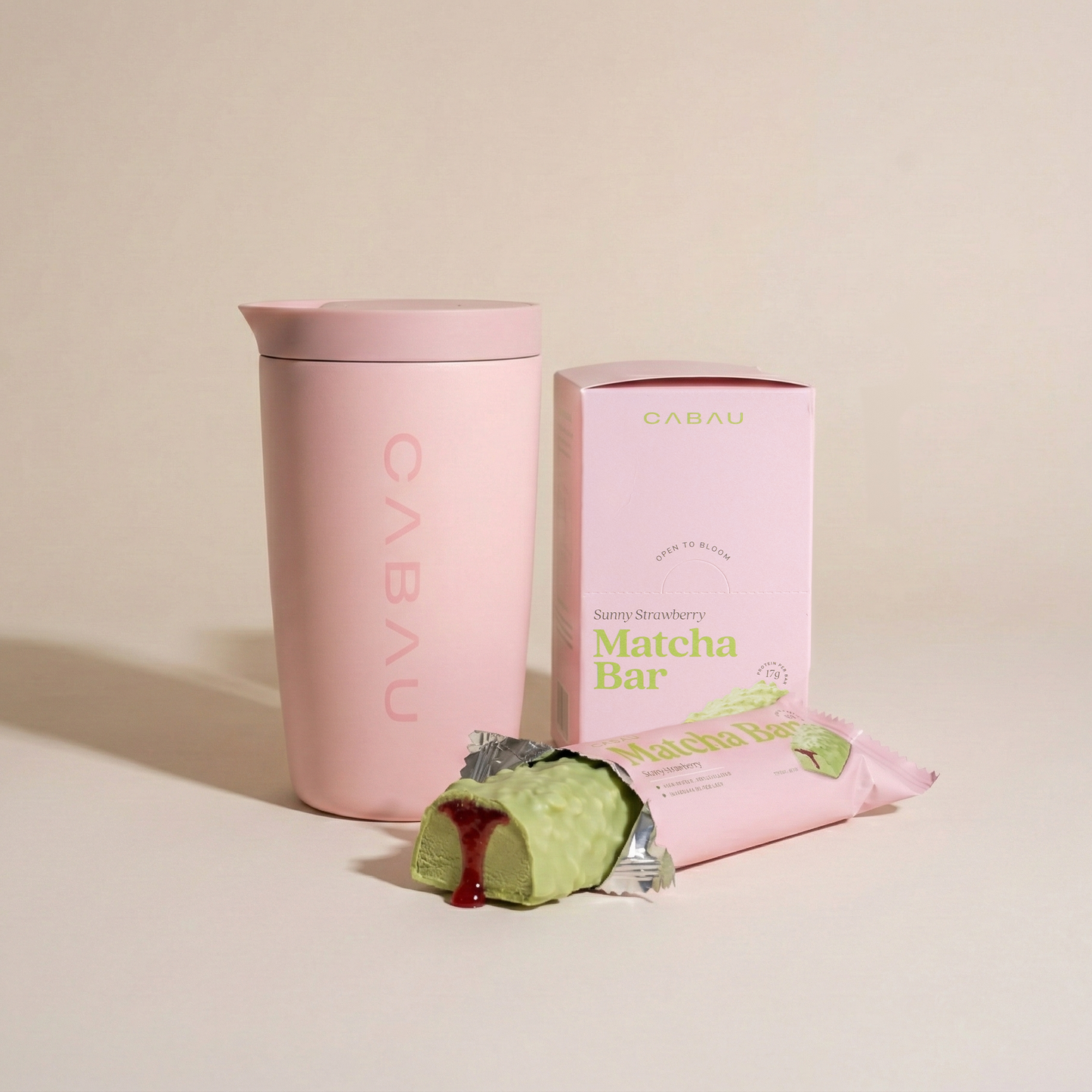 Matcha Bars + Bloom Cup - Black - Mango