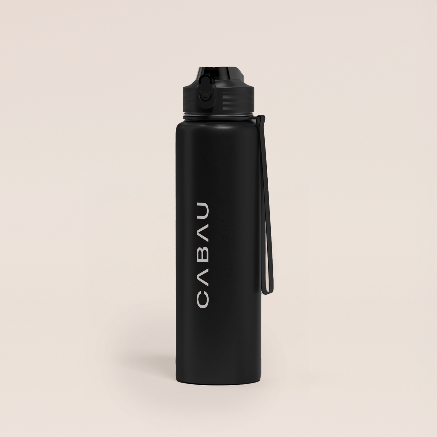 Bloom Waterfles - Staal - Black