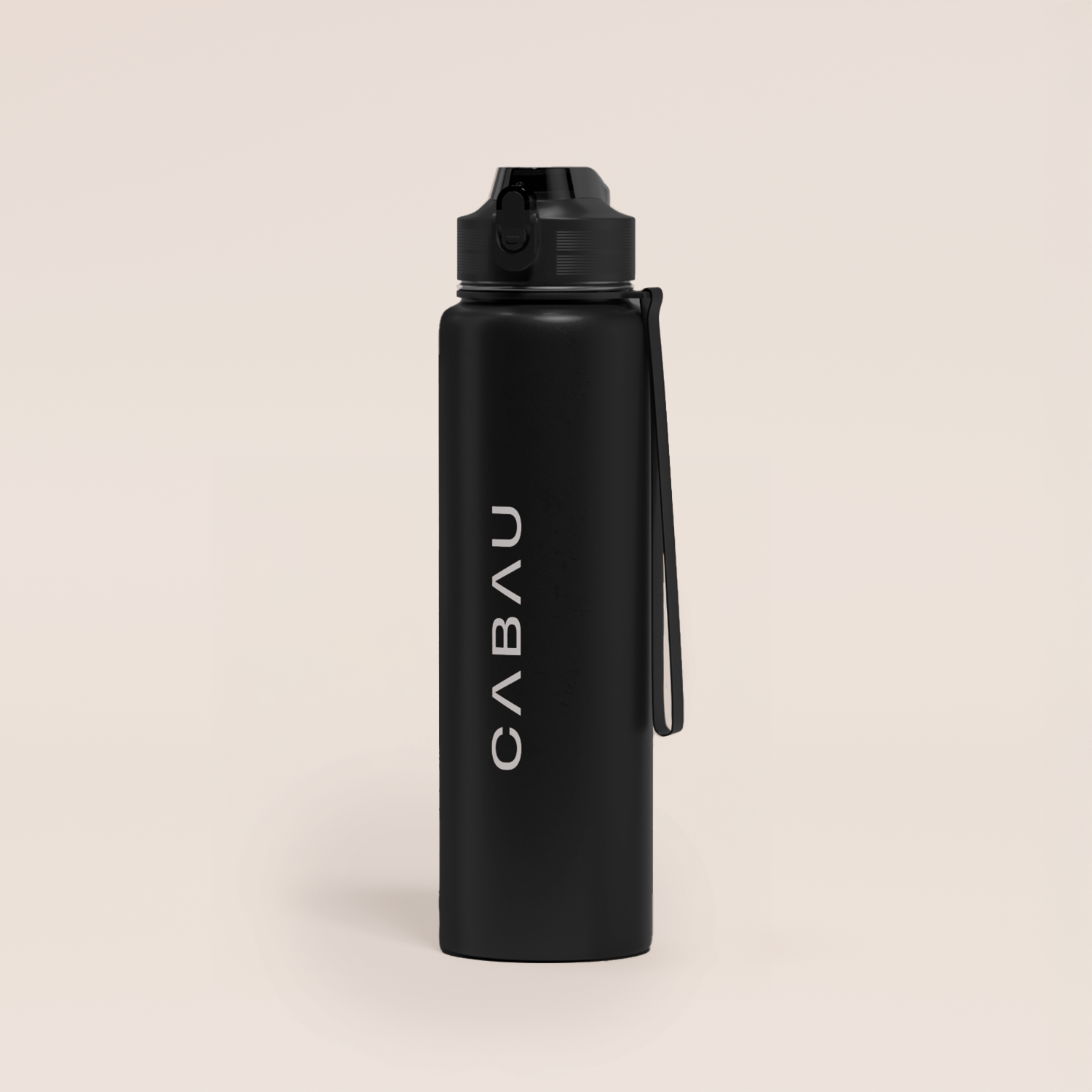 Bloom Waterfles - Staal - Black