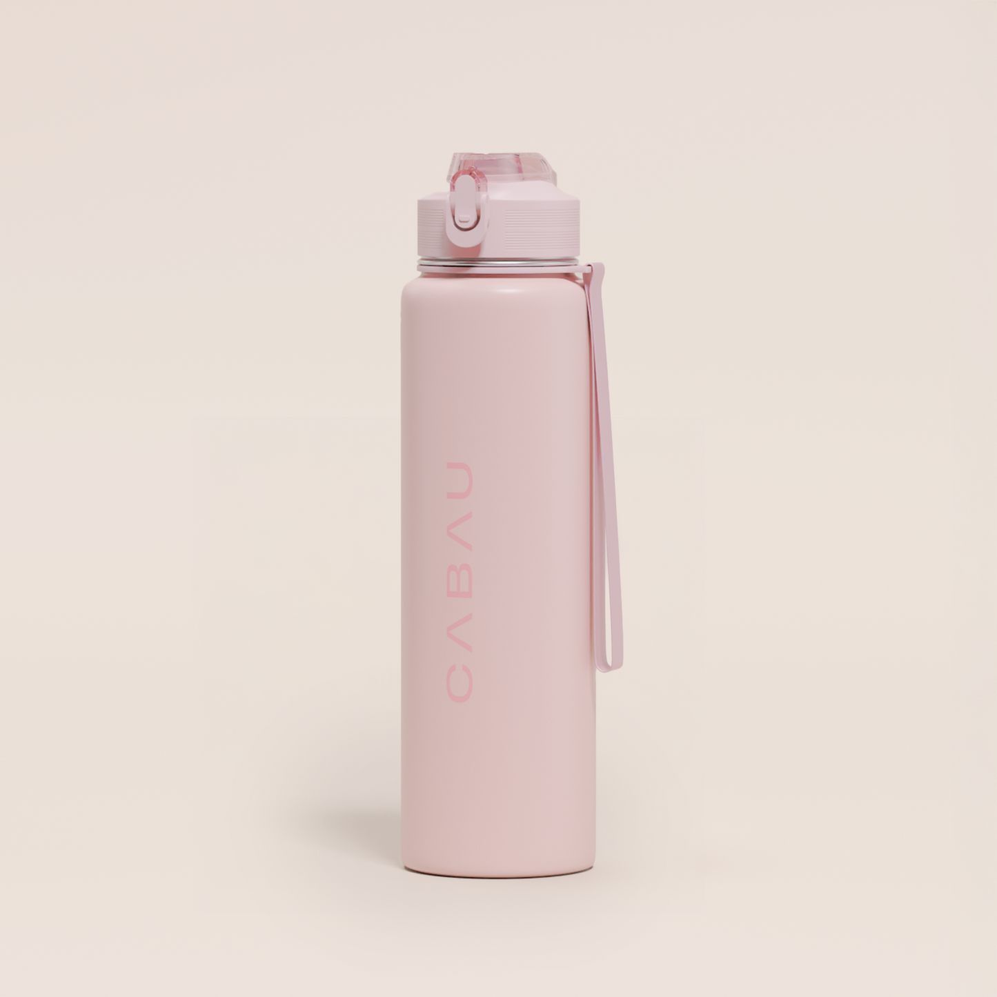 Bloom Waterfles - Staal - Pink