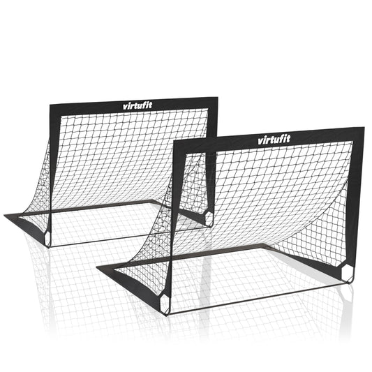 VirtuFit Pop-Up Voetbaldoelen Set - Voetbalgoals - 120 x 90 cm