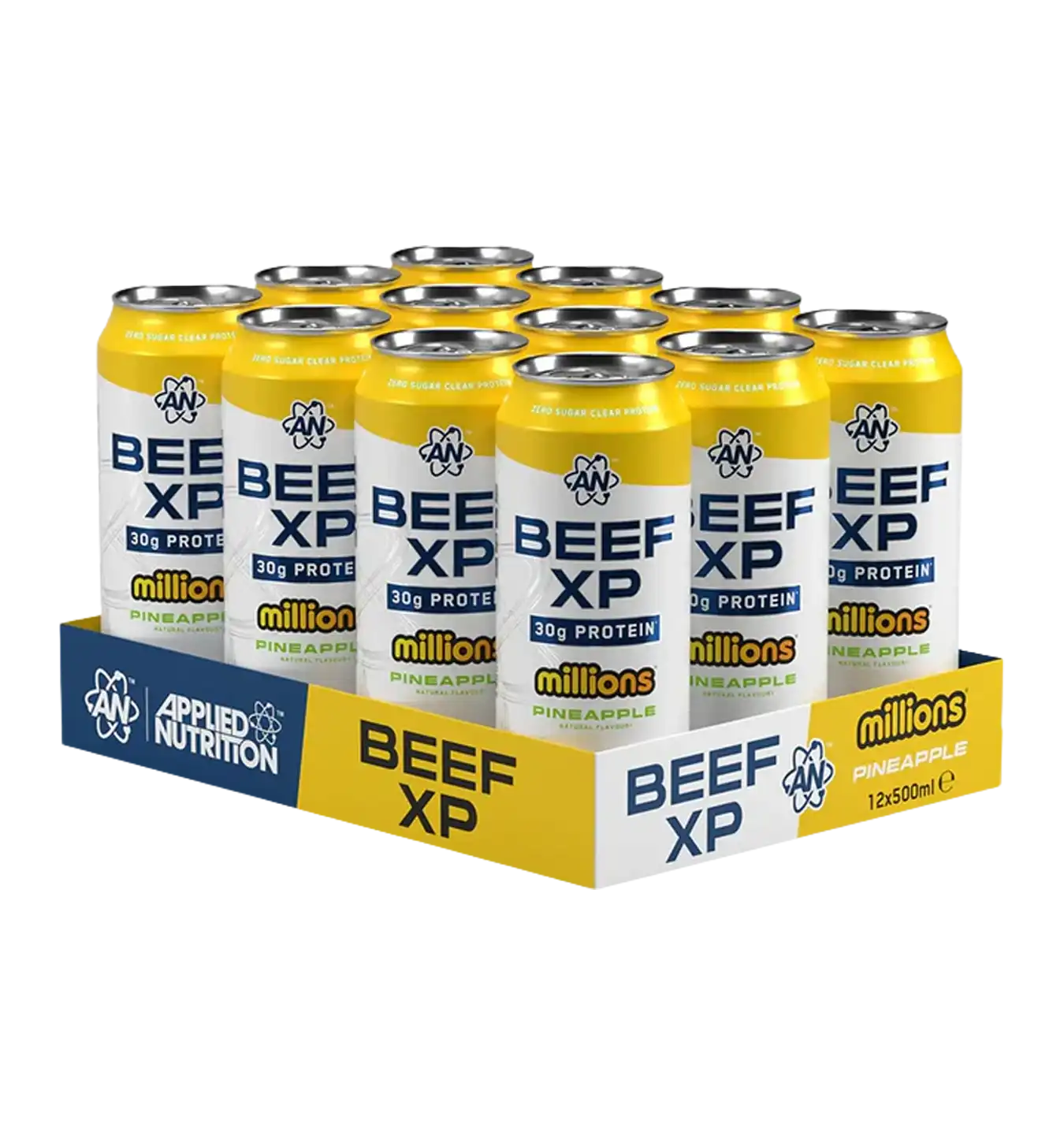Beef-XP Drink - 12x 500 ml / Pineapple
