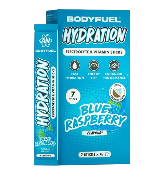 Body Fuel Hydration Sticks - 7x 7g / Blue raspberry