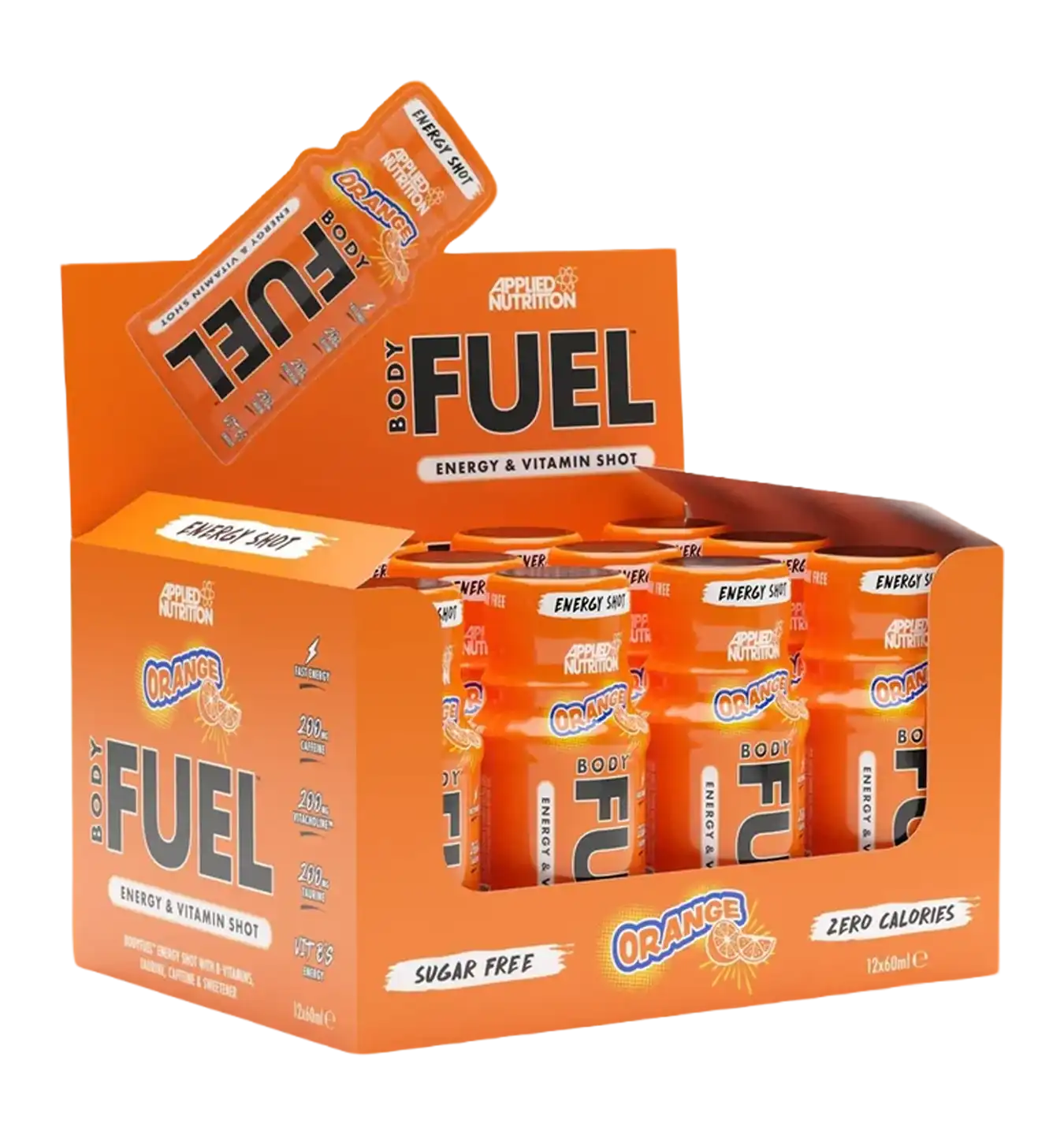 Body Fuel Energy Shot - 12x 60 ml / Orange