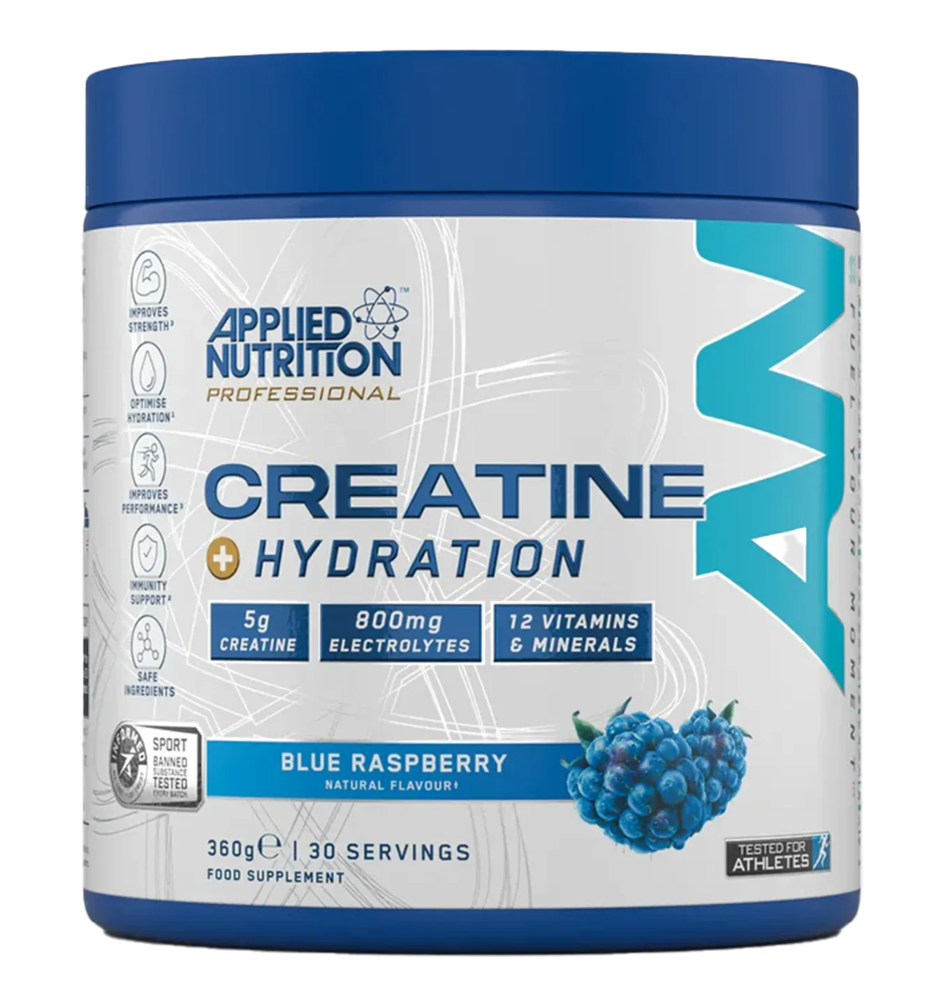 Creatine + Hydration - 30 servings / Blue raspberry