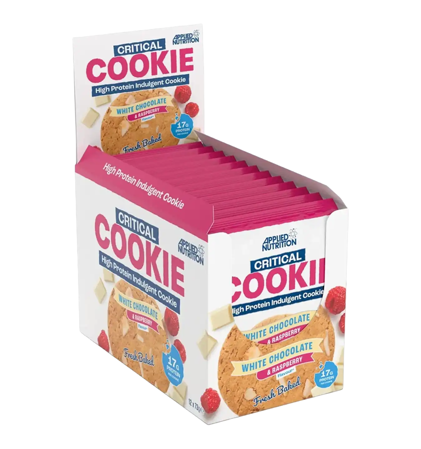 Critical Cookie Box - 12 cookies / White Chocolate Raspberry