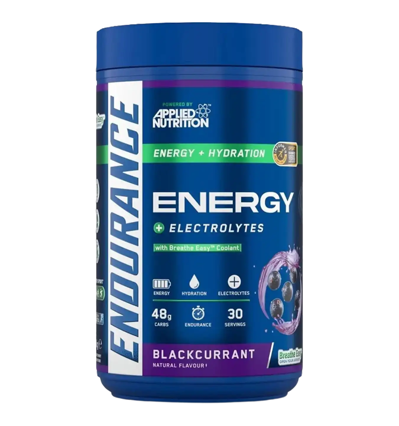 Endurance Breath Carb & Electrolyte Energy - 1500 g / Blackcurrant