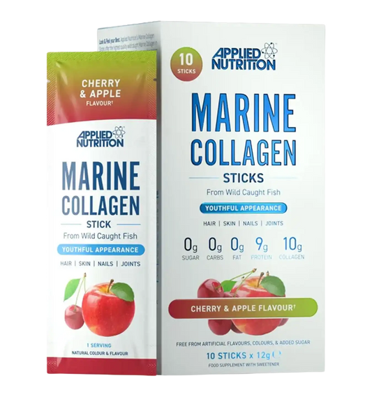 Marine Collagen Sticks - 10x 12g / Cherry & Apple