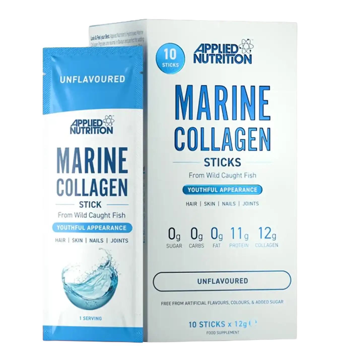 Marine Collagen Sticks - 10x 12g / Naturel