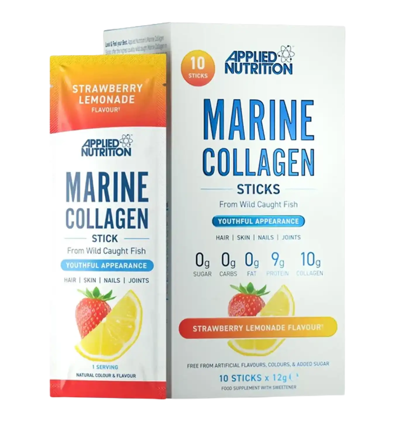 Marine Collagen Sticks - 10x 12g / Strawberry Lemonade