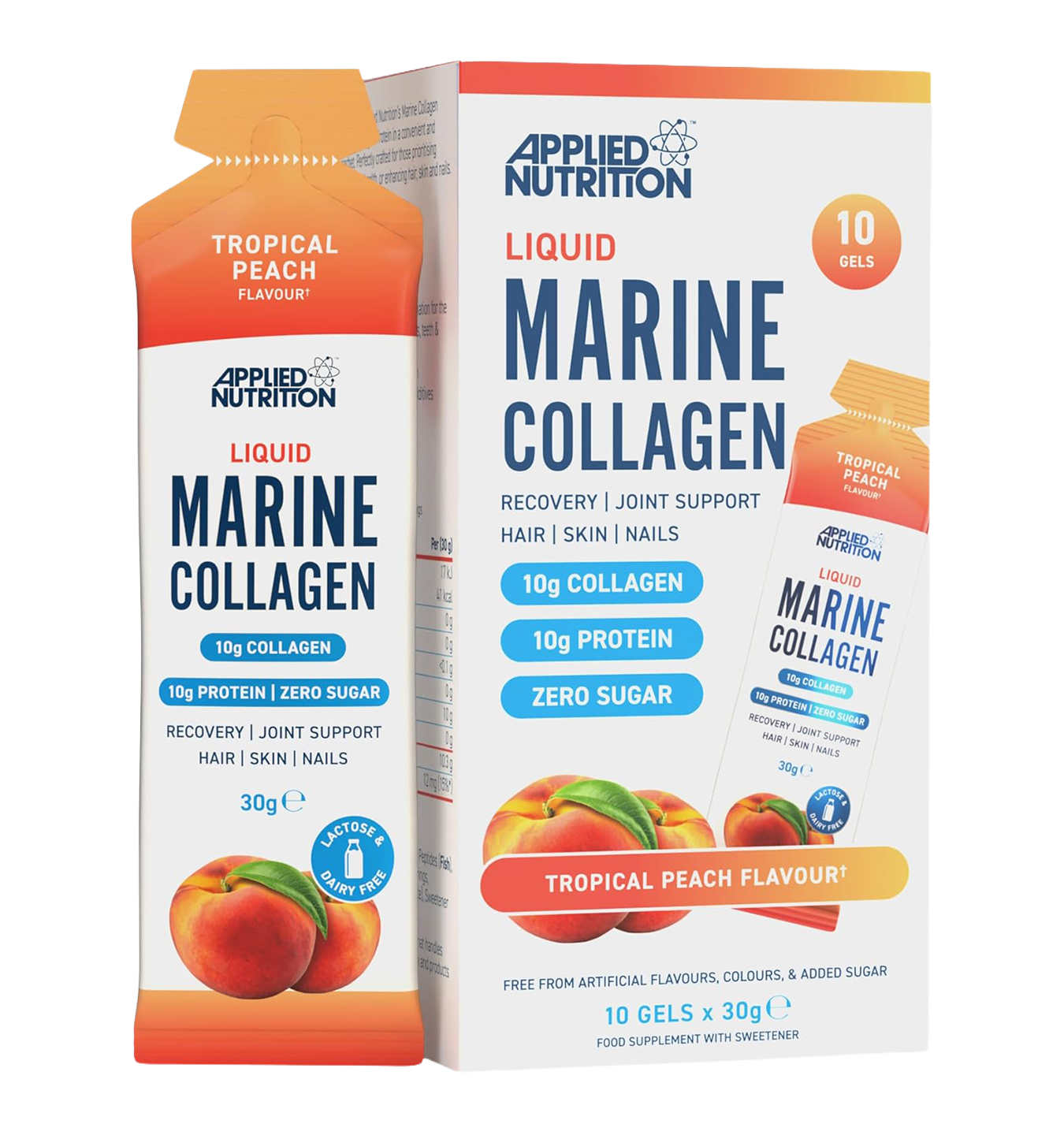Marine Collagen Gel - 10x 30g / Tropical Peach