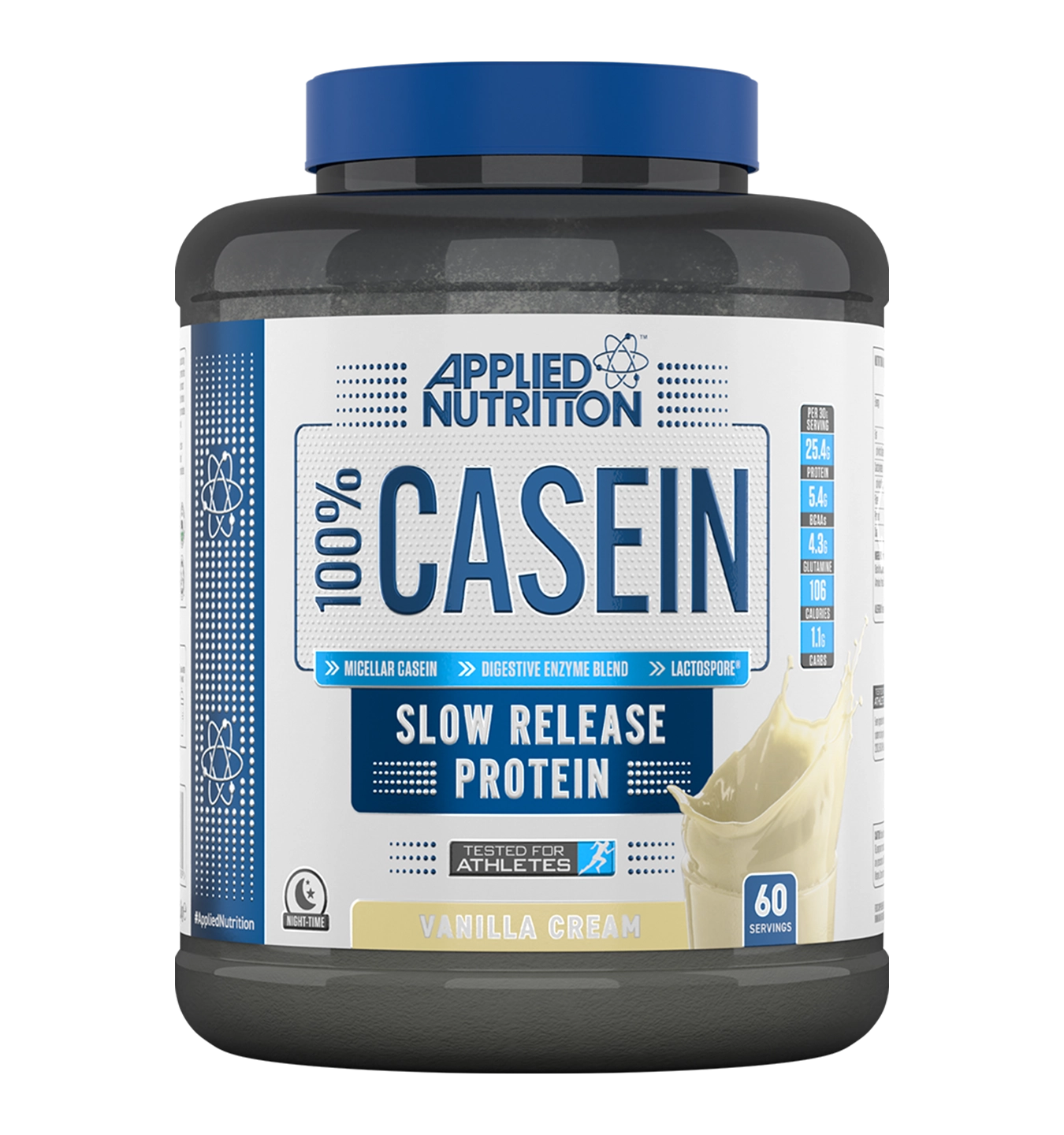 100% Casein Protein - 1800 g / Vanilla