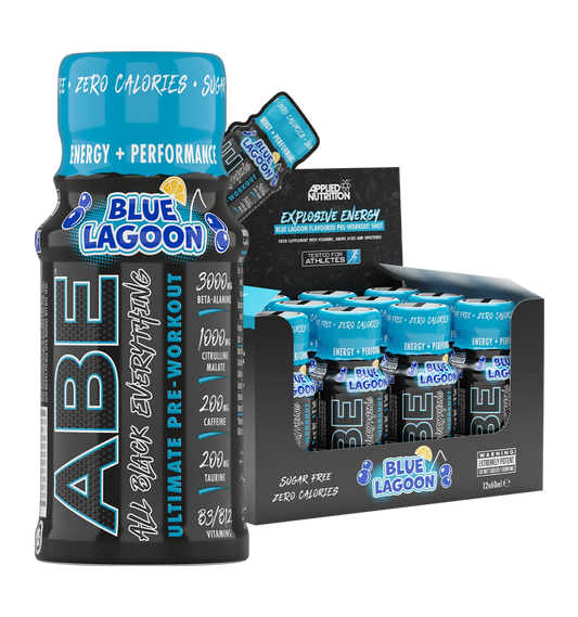 A.B.E. Pre-Workout Shots - 12x 60 ml / Blue Lagoon