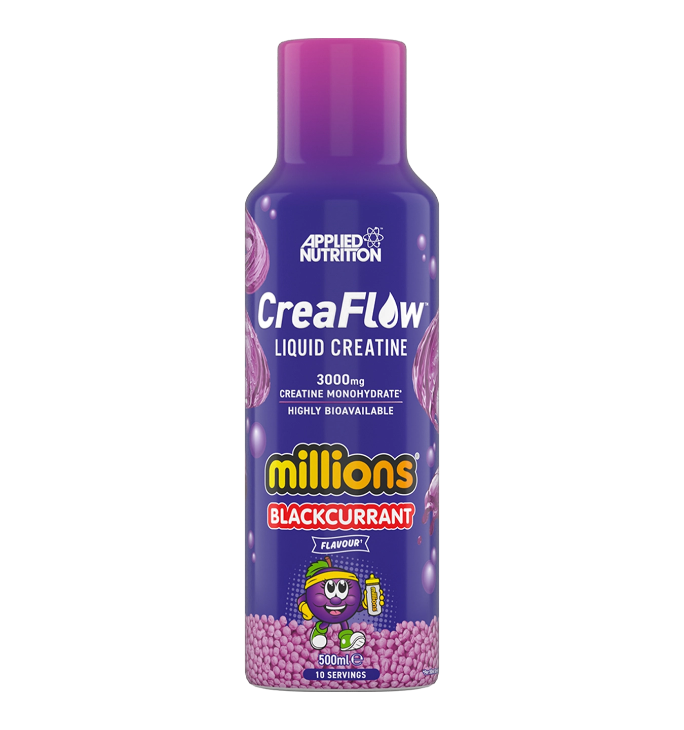 CreaFlow Liquid Creatine - 500 ml - Millions Blackcurrant