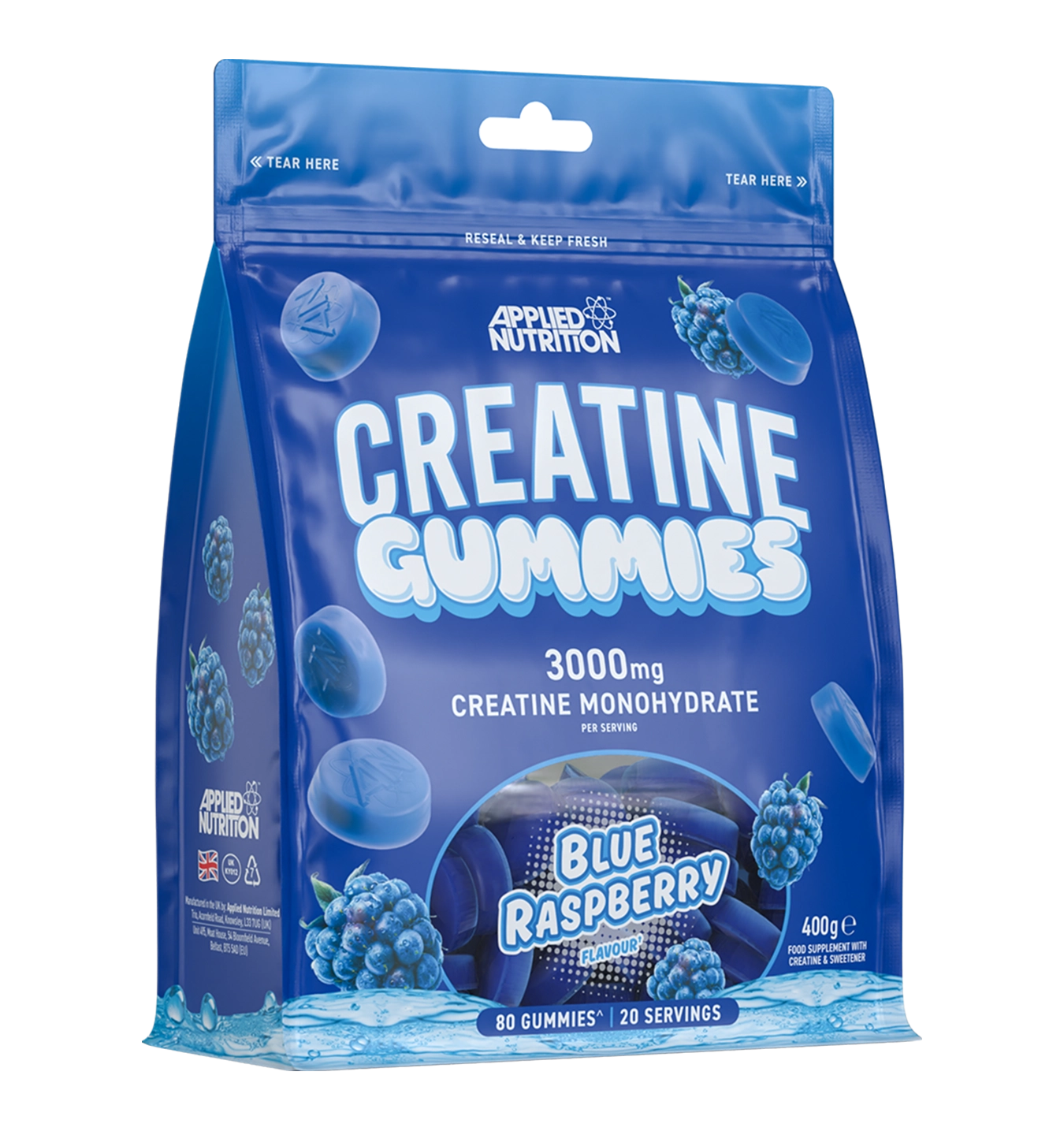 Creatine Gummies - 20 servings / Blue raspberry