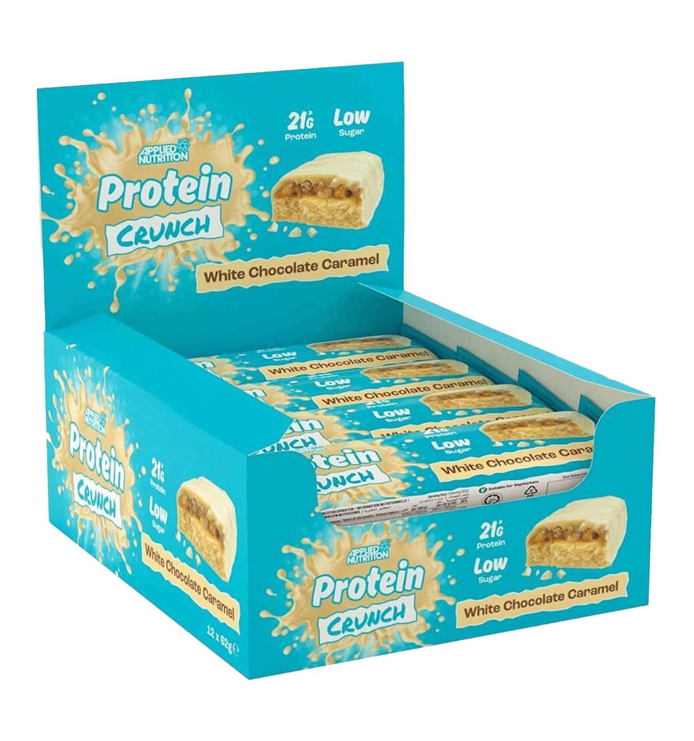 Applied Protein Bar - 12 x 62 g / White Choco Caramel