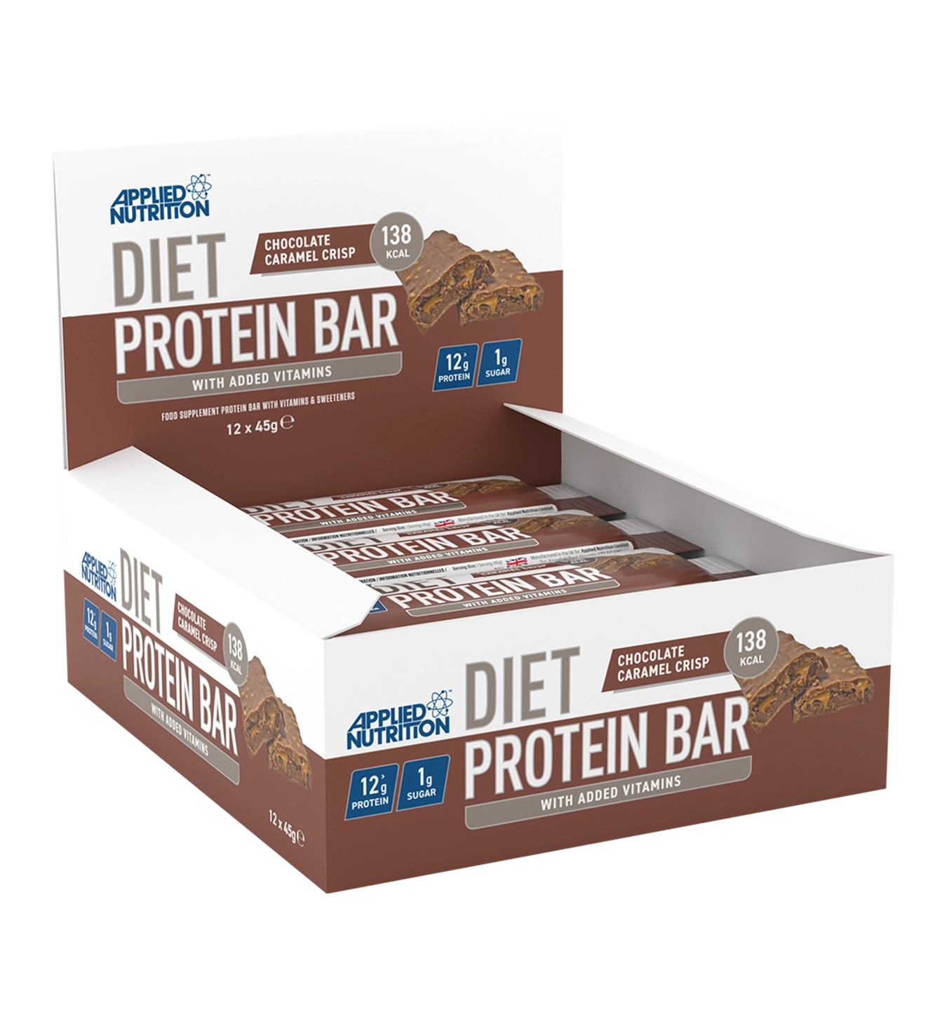 Diet Protein Bar - 12 repen / Chocolate Caramel Crisp