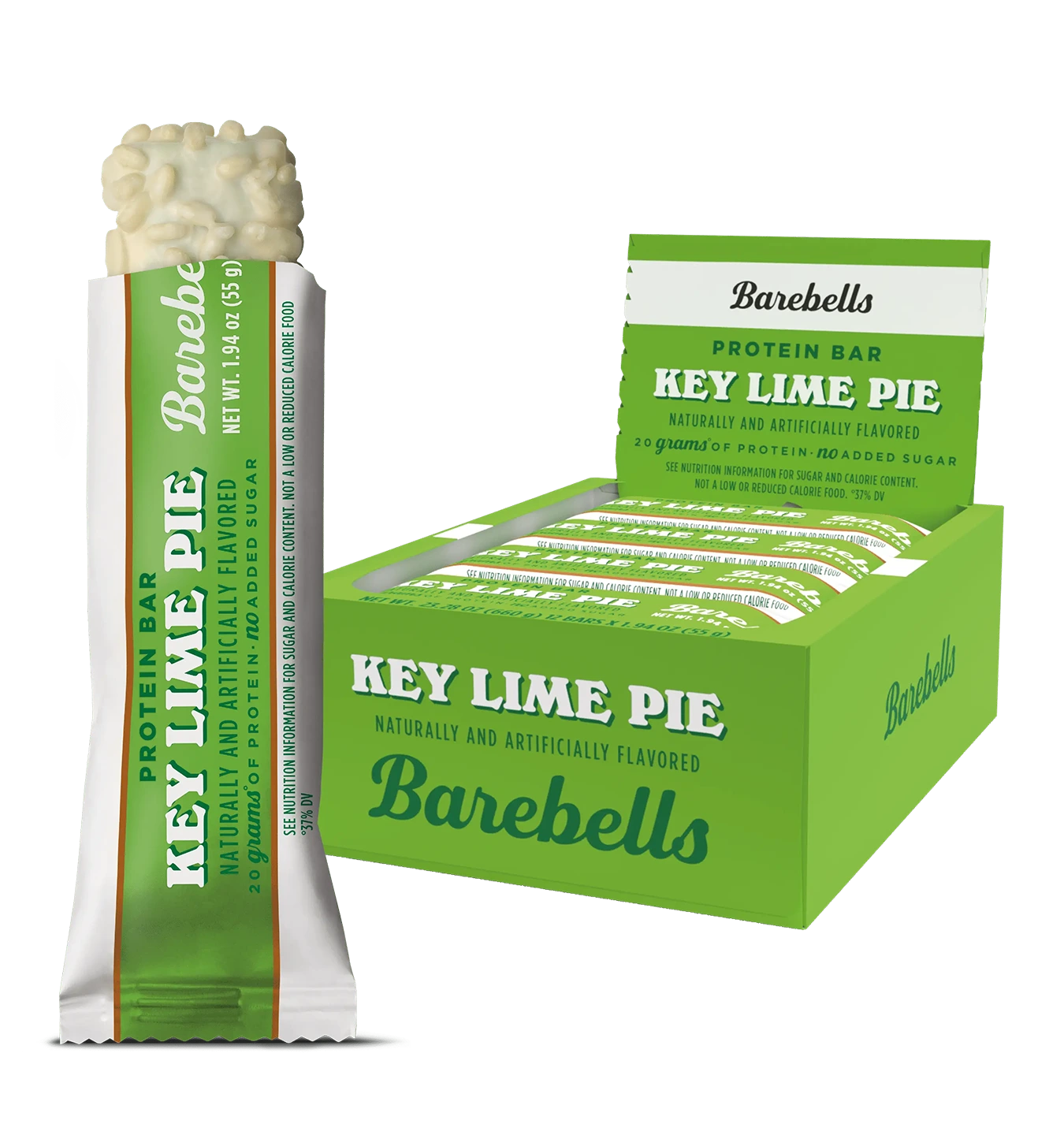 Barebell Protein Bars - 12 x 55g / Key Lime Pie