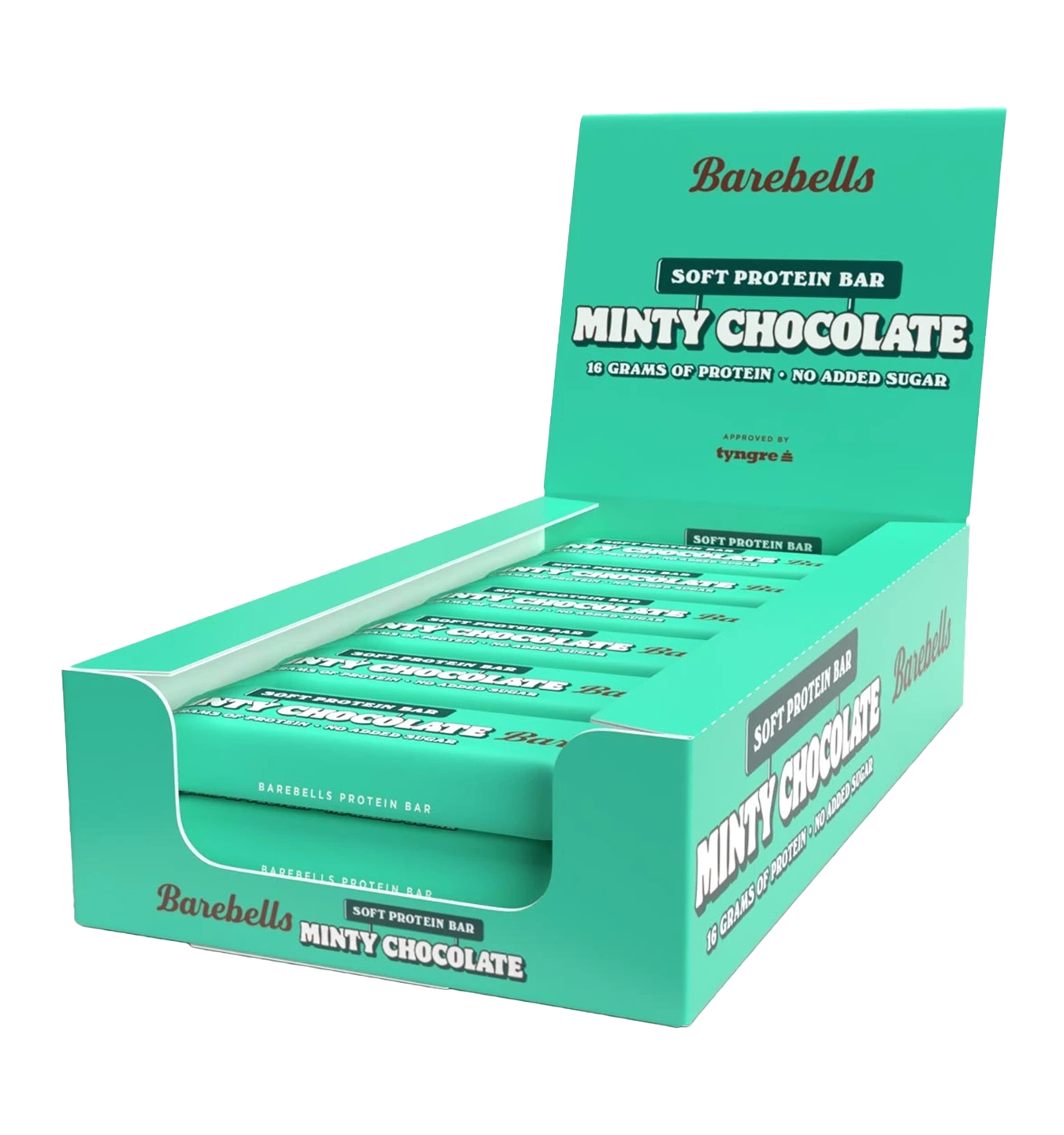 Barebell Soft Protein Bars - 12 repen / Minty Chocolate