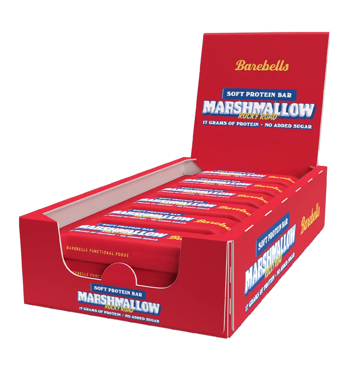 Barebell Soft Protein Bars - 12 repen / Marshmallow Rocky Road