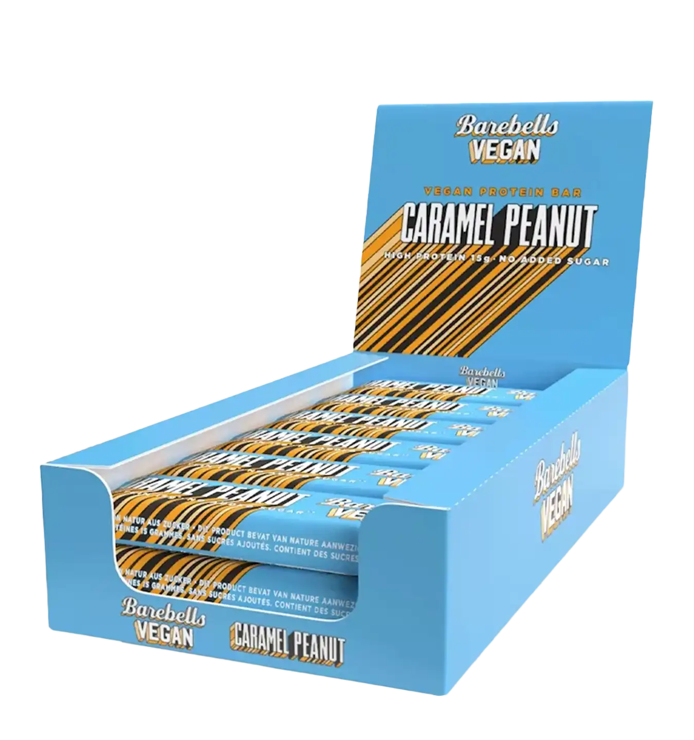Barebell Vegan Protein Bars - 12 x 55g / Vegan Caramel Peanut