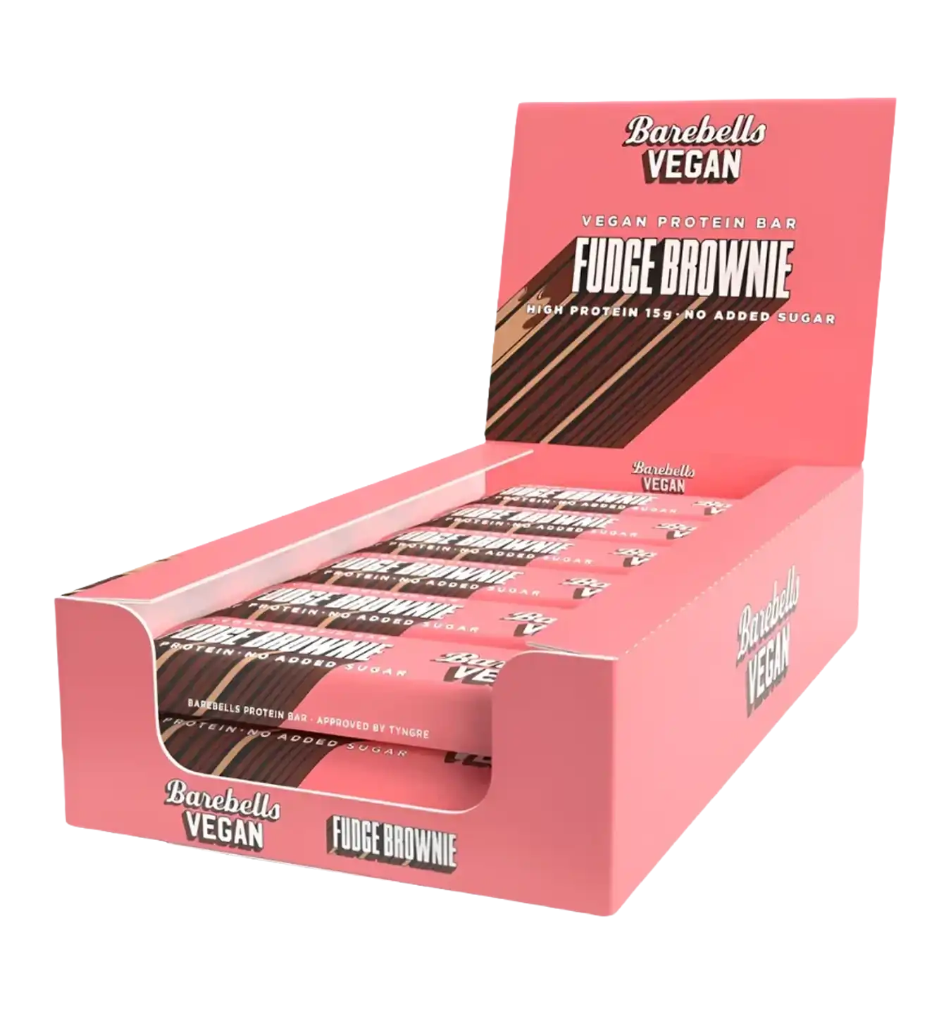 Barebell Vegan Protein Bars - 12 x 55g / Fudge Brownie