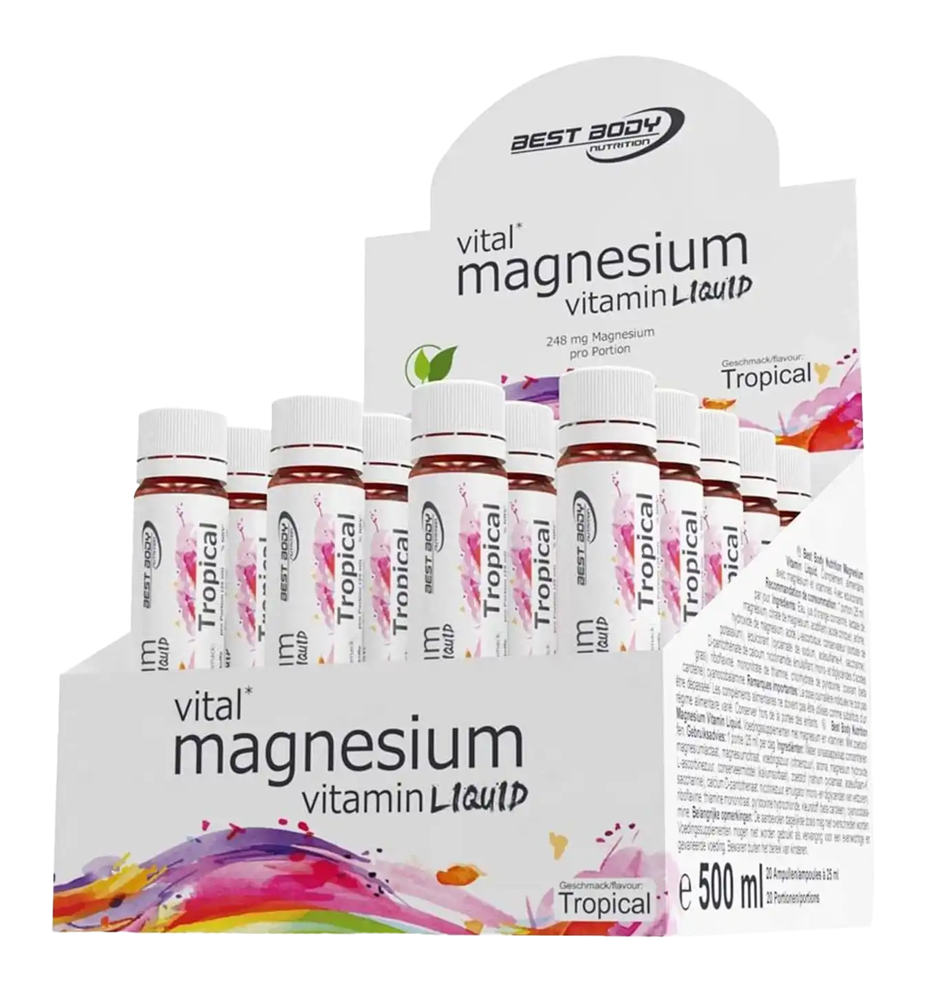 Magnesium Liquid Shots - 20x 25 ml - Tropical