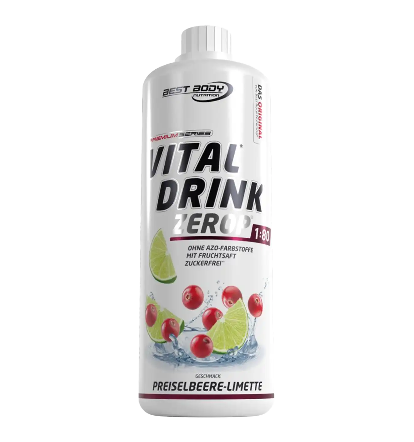 Low Carb Vital Drink - 1000 ml / Lingonberry Lime