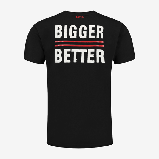 Bigger Is Better T-Shirt - Black - Zwart