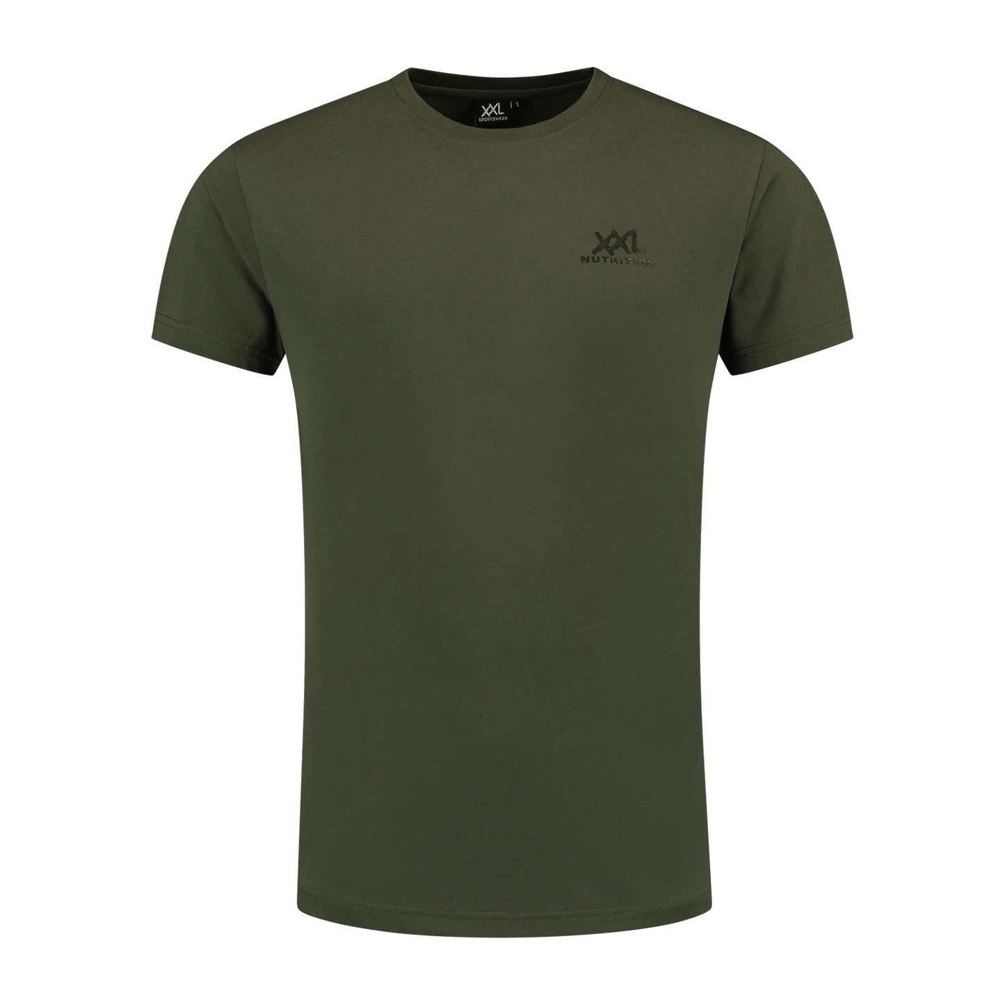 Bigger Is Better T-Shirt - Dark Green - Grijs / L