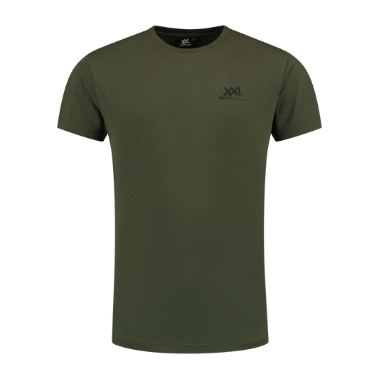 Bigger Is Better T-Shirt - Dark Green - Grijs / L