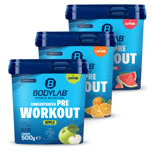 3 x Concentrated Pre Workout - 500 g