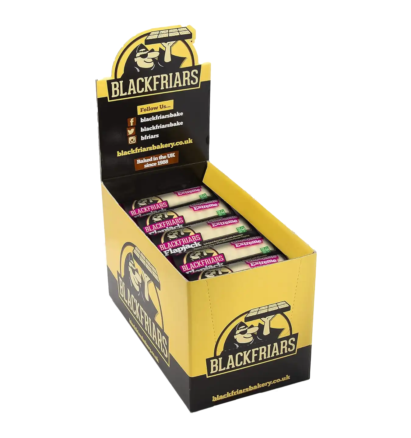 Flapjacks - 25x 110 g / Chocolate Extreme