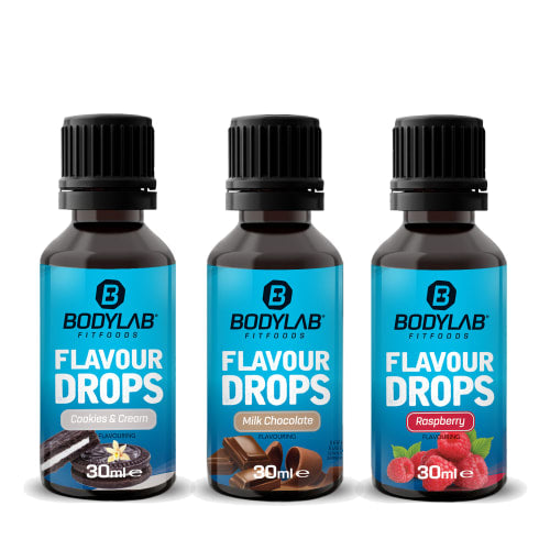Bodylab Flavour Drops in een set van 3 x 30ml - Default Title