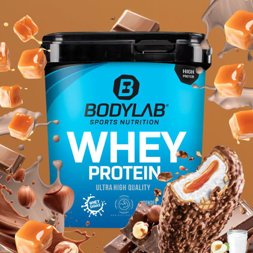 Whey Protein – Bodylab24 - Karamel Hazelnoot Chocolade / 2 kg