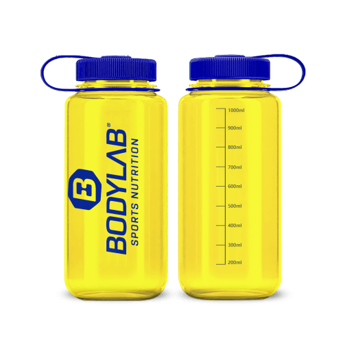 Water Bottle - yellow/Blauw