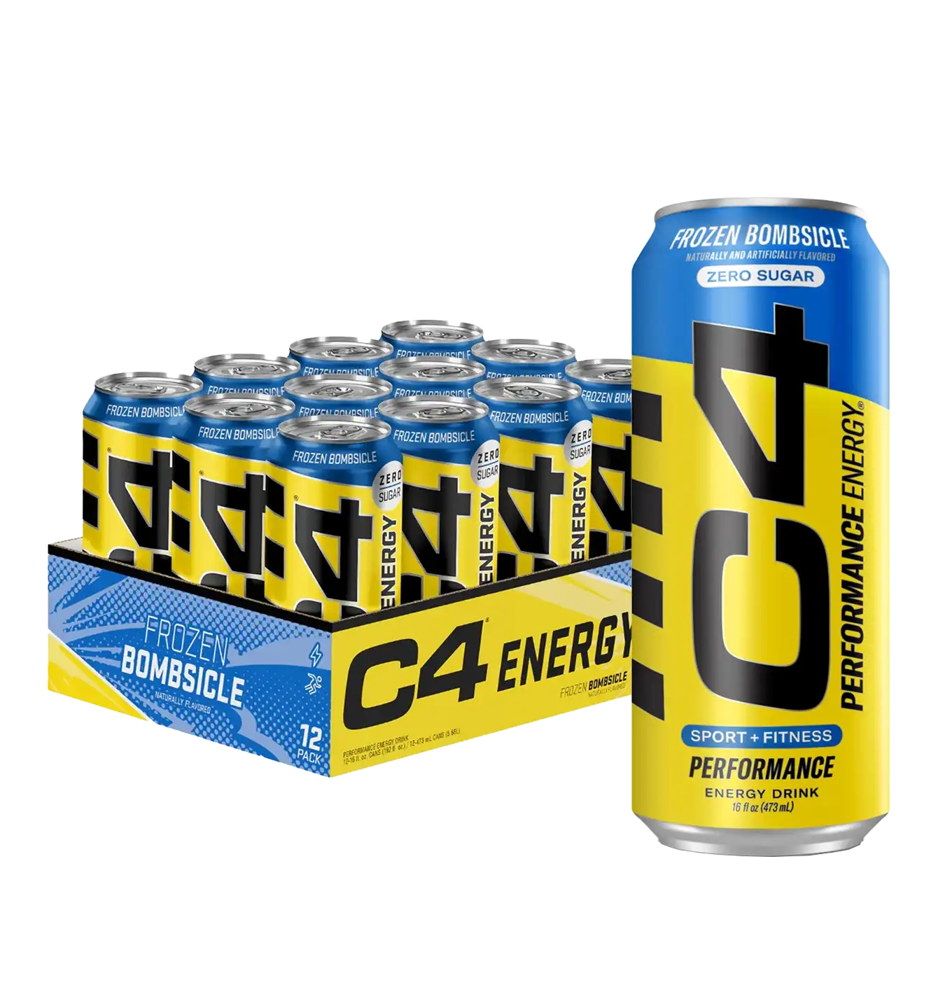 C4 Energy Drink - 12x 500 ml / Frozen Bombsicle