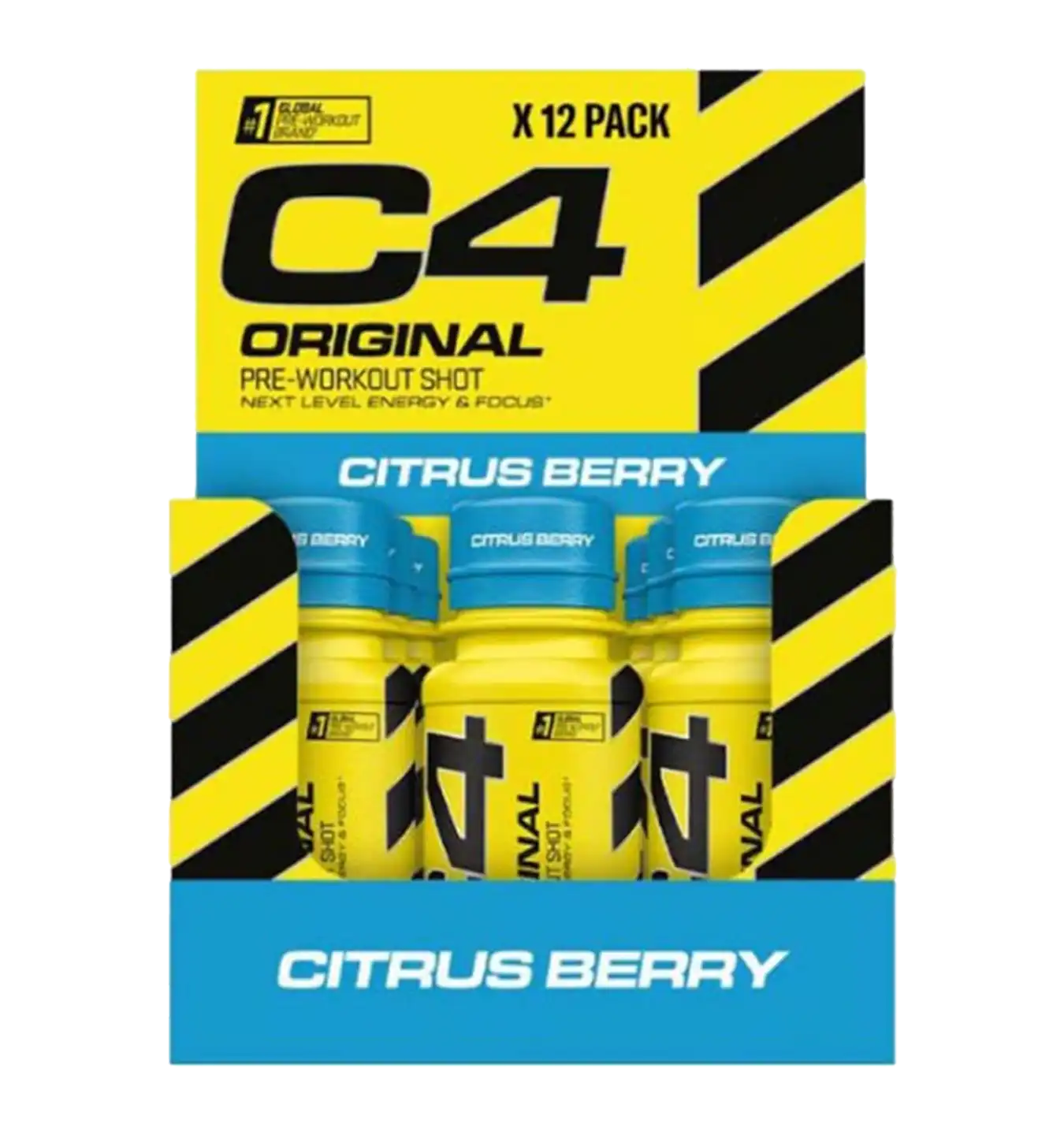 C4 Energy Shot - 12x 60 ml / Citrus Berry