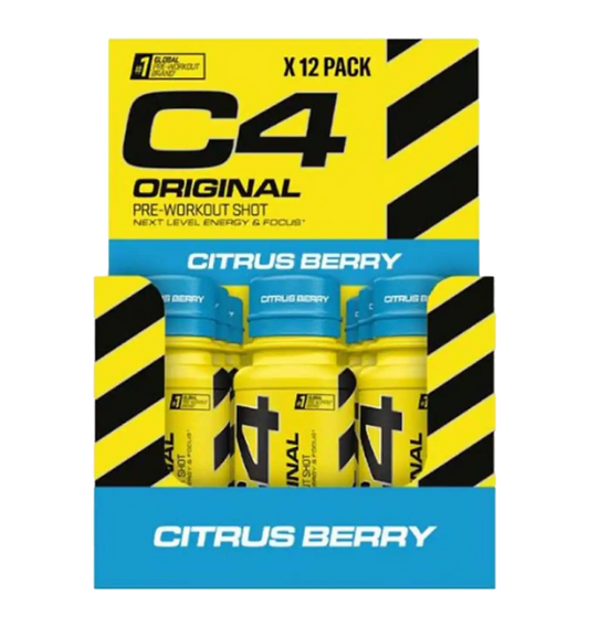 C4 Energy Shot - 12x 60 ml / Citrus Berry