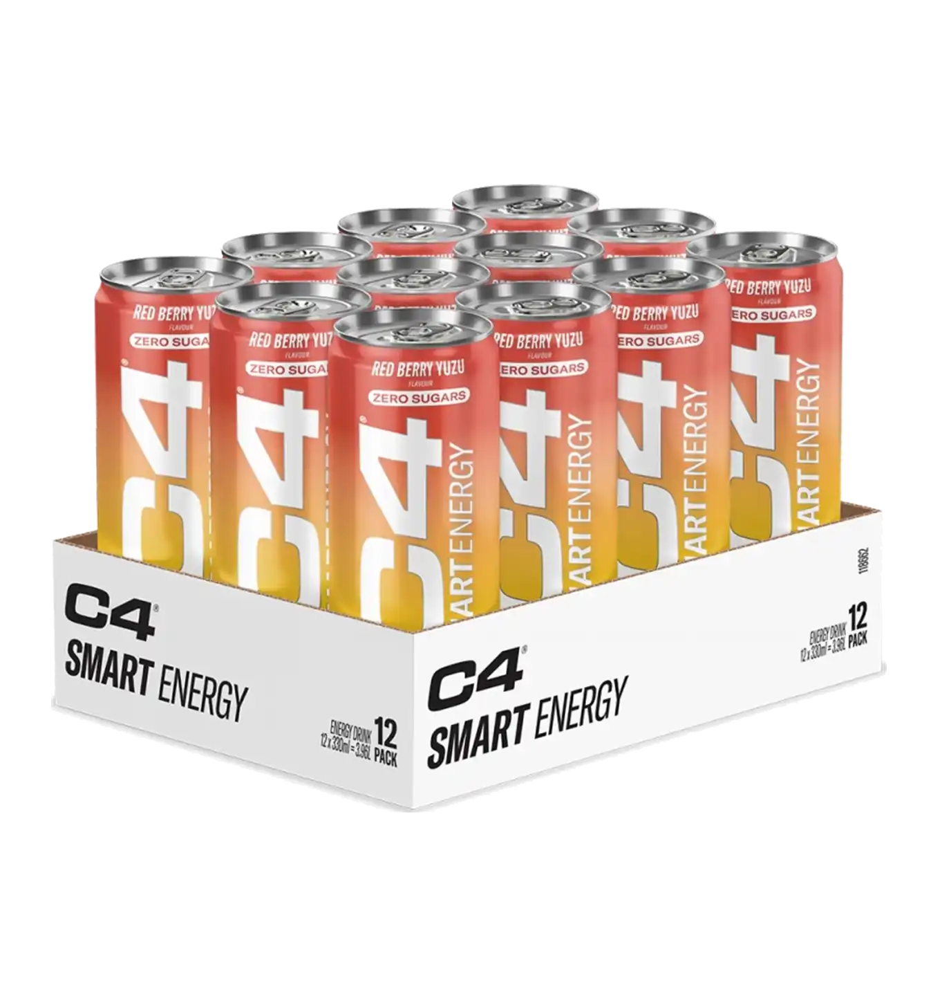 C4 Smart Energy - 12x 330 ml / Red Berry Yurst