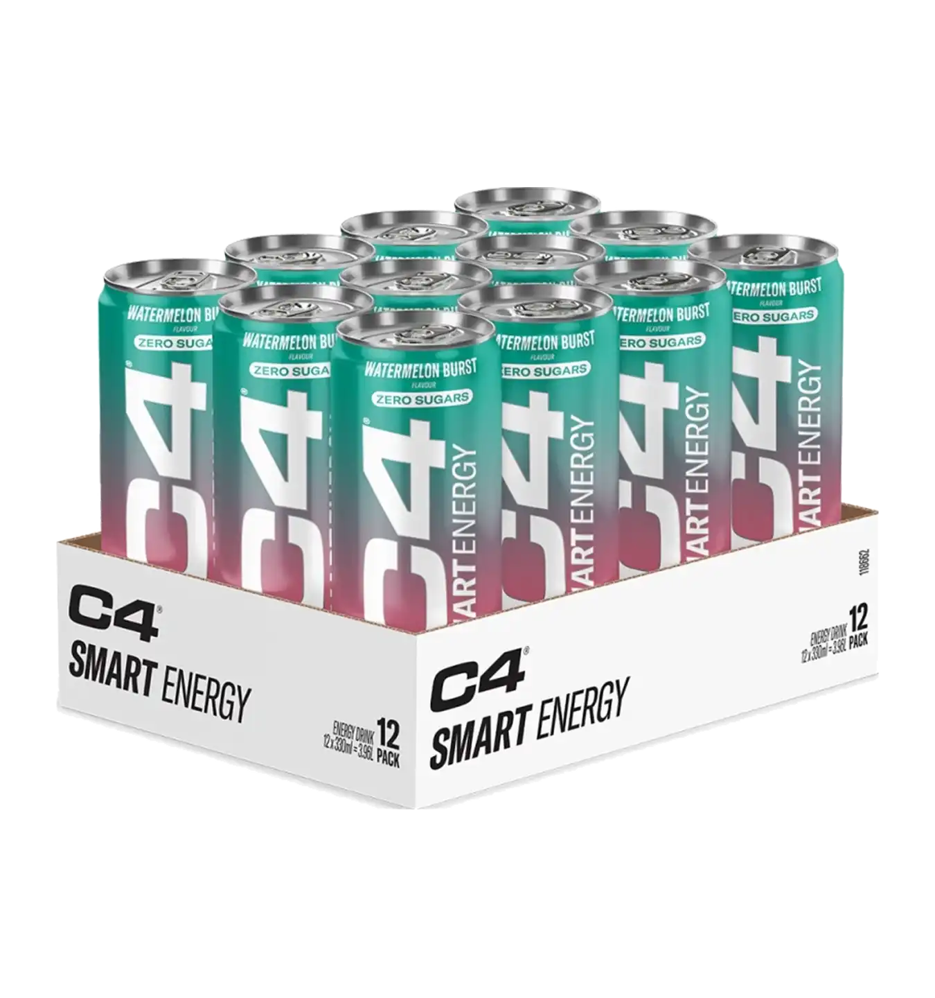 C4 Smart Energy - 12x 330 ml / Watermelon Burst