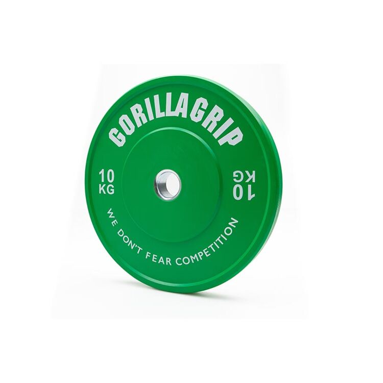 Color Bumper Plates - 10 kg - Green