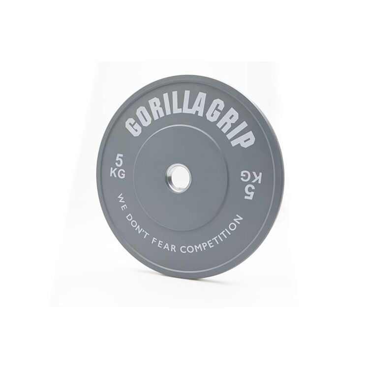 Color Bumper Plates - 5 kg - Grey