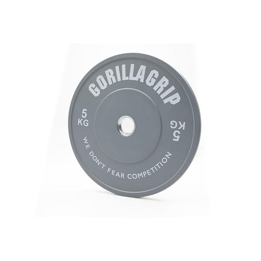 Color Bumper Plates - 5 kg - Grey