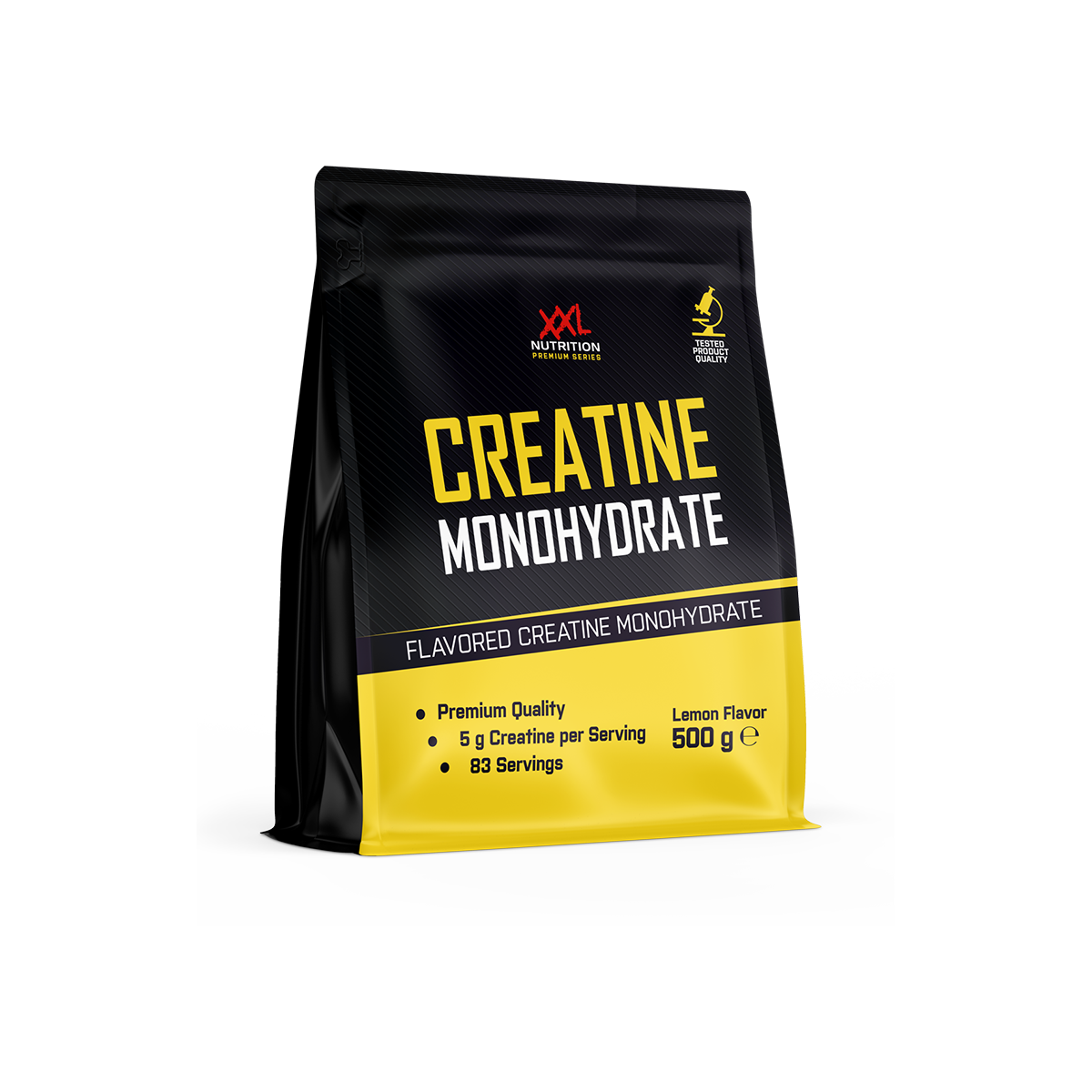 Creatine Monohydraat Pure (Unflavored) - Citroen / 500 g / Standaard
