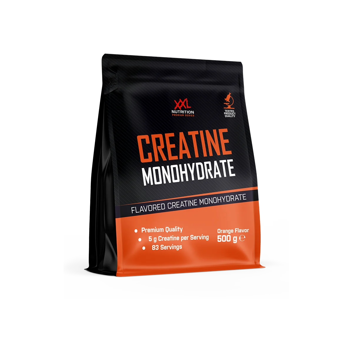 Creatine Monohydraat Pure (Unflavored) - Sinaasappel / 500 g / Standaard