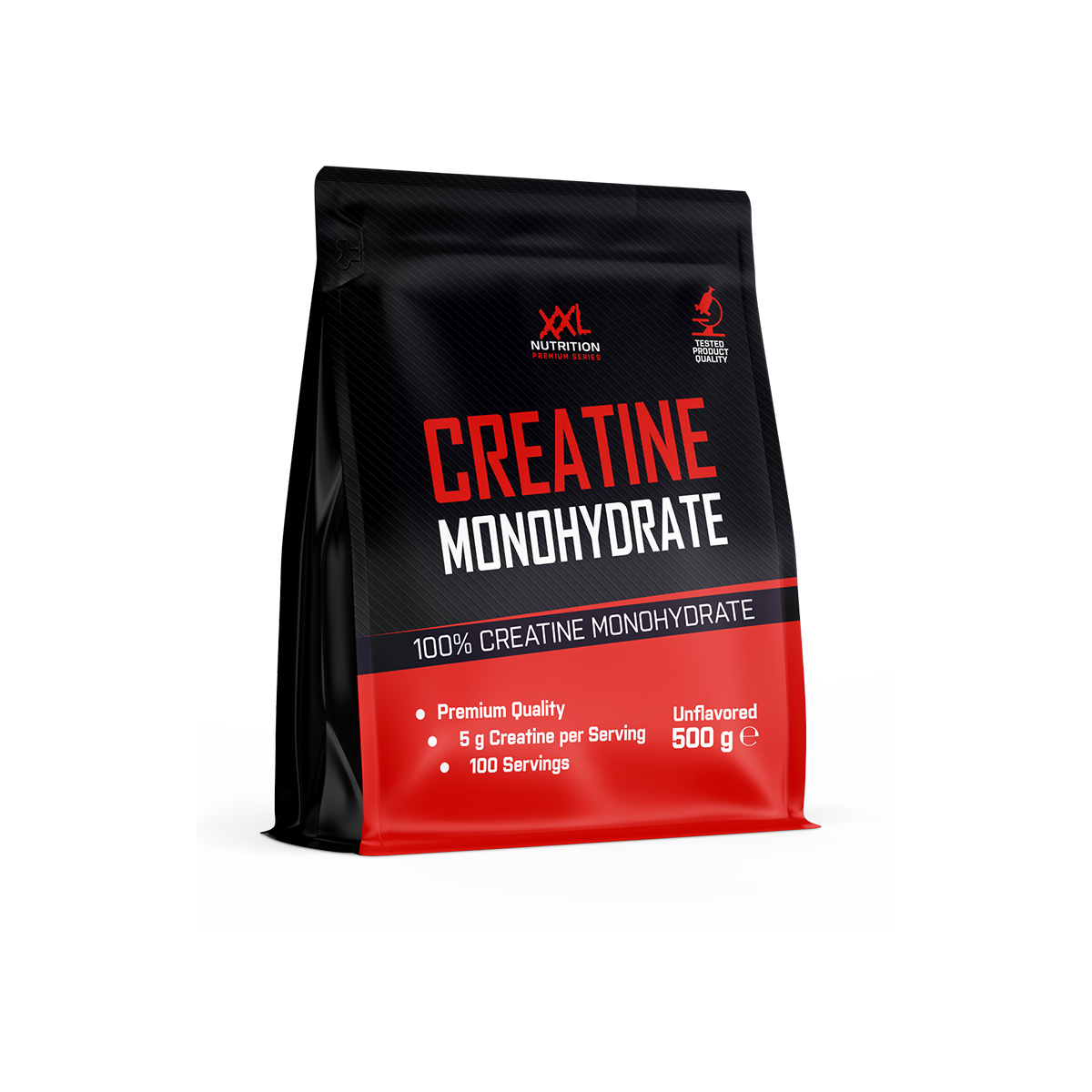 Creatine Monohydraat Pure (Unflavored) - Naturel / 500 g / Standaard
