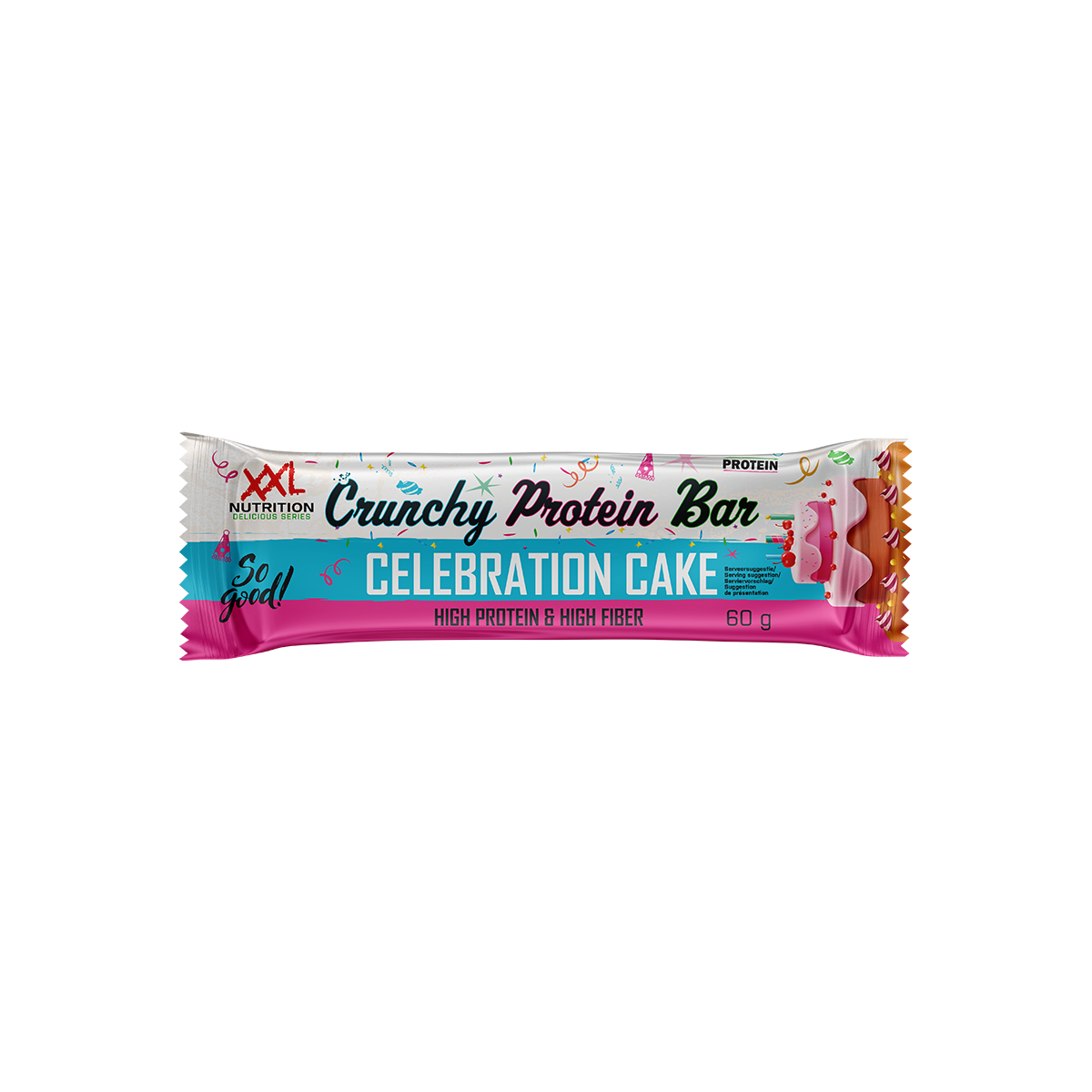 Crunchy Protein Bar Stracciatella 1 reep - Niet gespecificeerd / 1 reep / Standaard