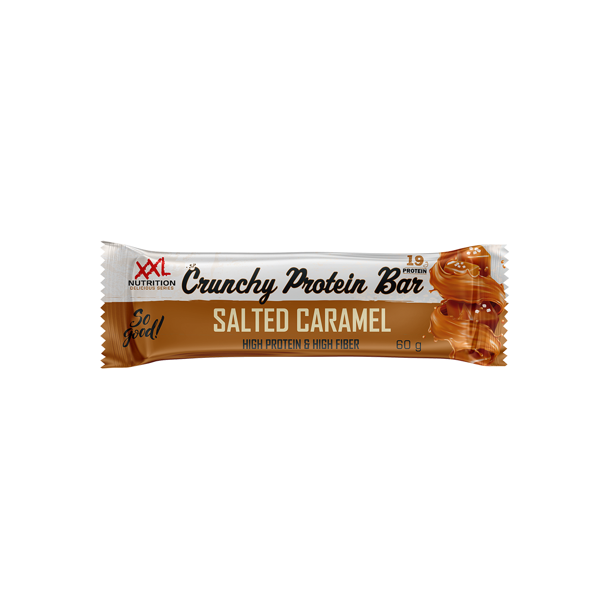 Crunchy Protein Bar Stracciatella 1 reep - Karamel / 1 reep / Standaard